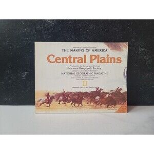 1985-9 September CENTRAL PLAINS Making of America National Geographic Map